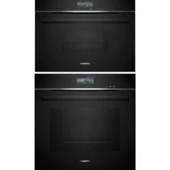 Uuni ja höyryuuni Siemens HR736G1B1-CD714GXB1, musta