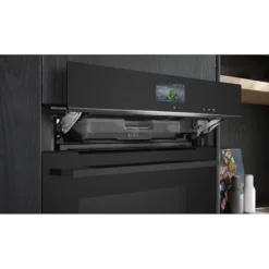 Uuni ja höyryuuni Siemens HR736G1B1-CD714GXB1, musta