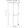 Vaatekaappi Corona 55x52x170 cm täysi mänty (02764)