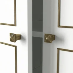 Vaatekaappi Linento Furniture Ravenna 4, valkoinen, 140cm