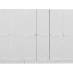 Vaatekaappi Linento Furniture Kale 4774 210x270cm valkoinen