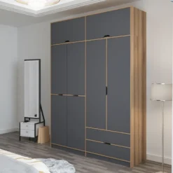 Vaatekaappi Linento Furniture Elina 185cm