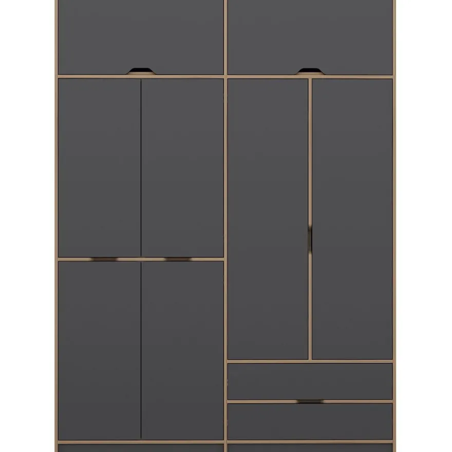 Vaatekaappi Linento Furniture Elina 185cm