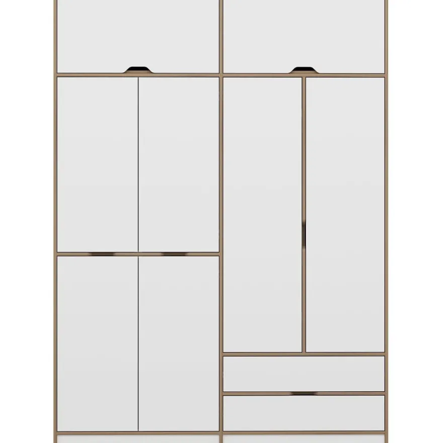 Vaatekaappi Linento Furniture Elina 185cm