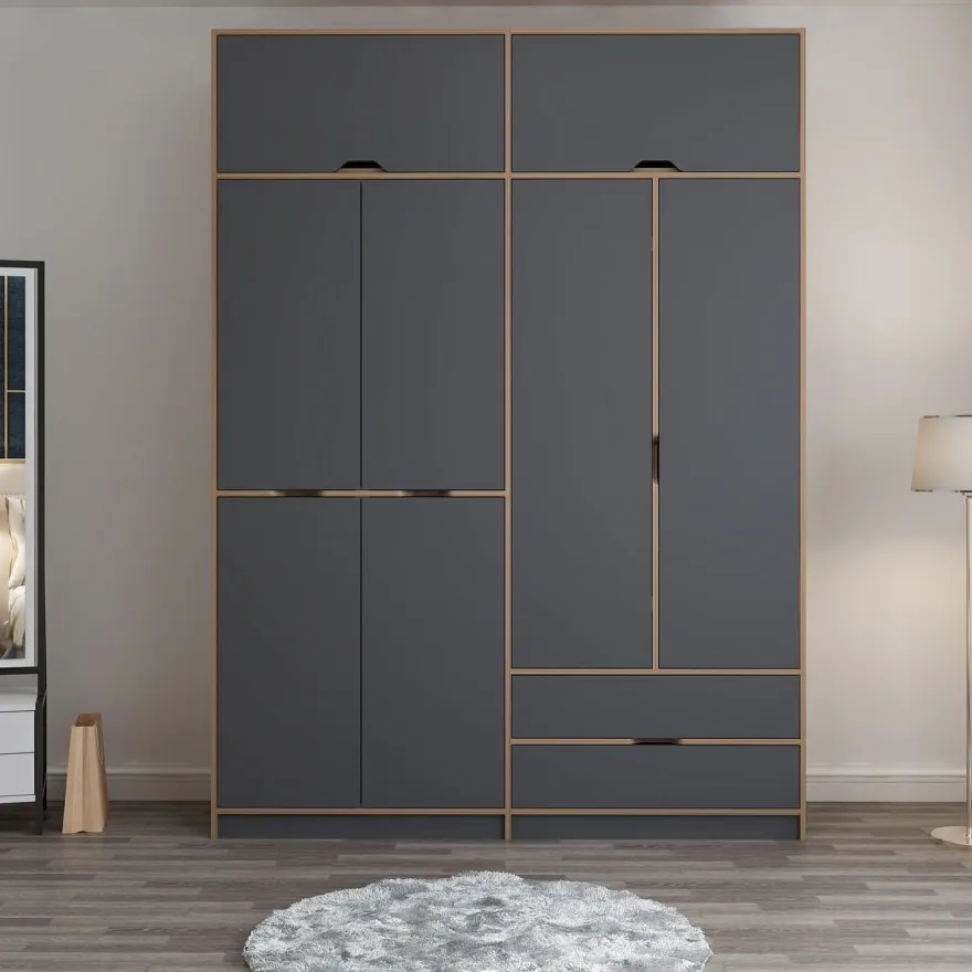 Vaatekaappi Linento Furniture Elina 185cm