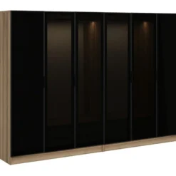 Vaatekaappi Linento Furniture Kale 210x270cm 4 vetolaatikkoa eri värejä