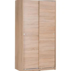 Vaatekaappi Linento Furniture Swd-436-Ss-2, 94x182cm, ruskea