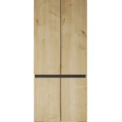 Vaatekaappi Linento Furniture Floransa 90 V3, 90x210cm, vaalean ruskea/antrasiitti