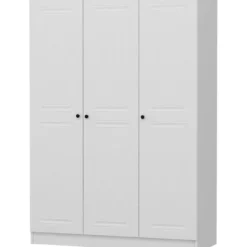 Vaatekaappi Linento Furniture Kale 2258 210x135cm valkoinen