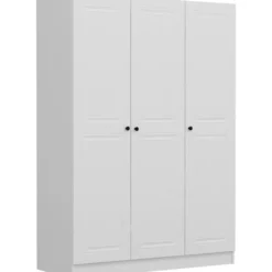 Vaatekaappi Linento Furniture Kale 2258 210x135cm valkoinen