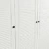 Vaatekaappi Linento Furniture Minar Kale - 8400, valkoinen