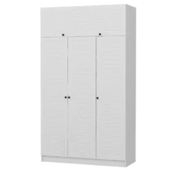 Vaatekaappi Linento Furniture Minar Kale - 8400, valkoinen
