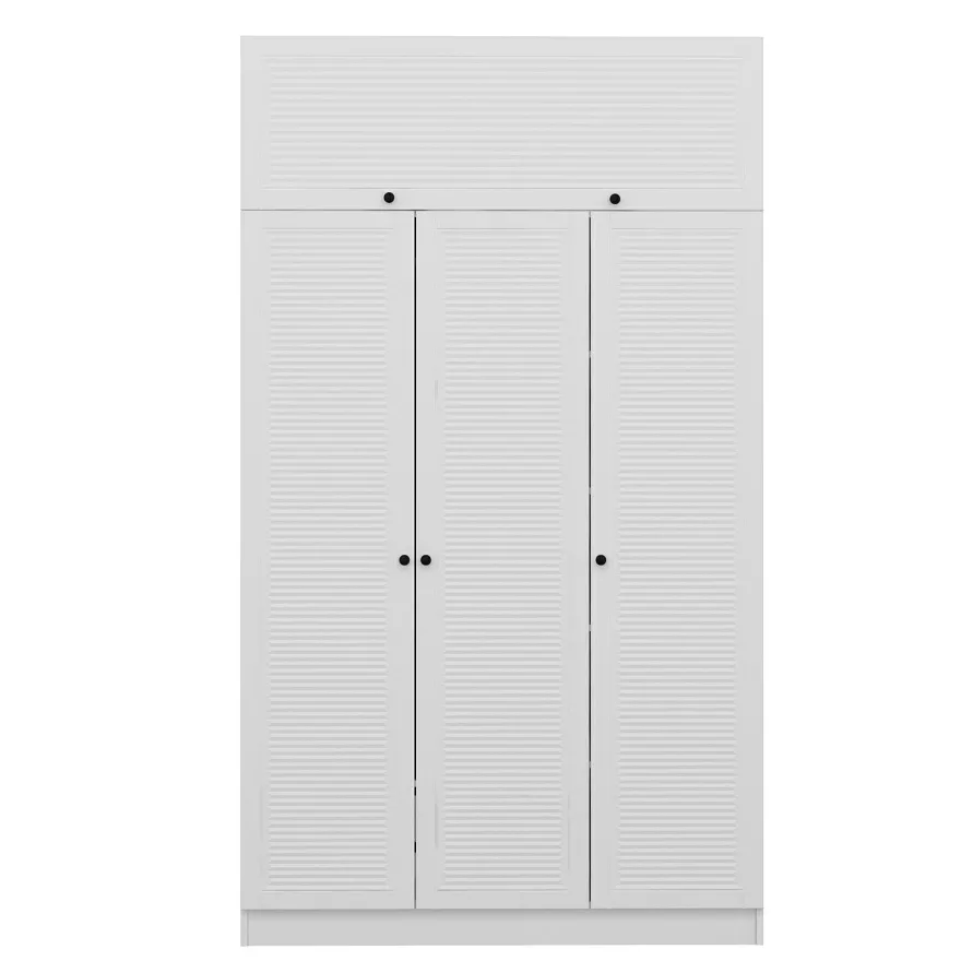 Vaatekaappi Linento Furniture Minar Kale - 8400, valkoinen