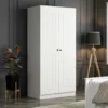 Vaatekaappi Linento Furniture Kale 210x90cm valkoinen