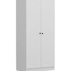 Vaatekaappi Linento Furniture Kale 210x90cm valkoinen