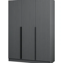 Vaatekaappi Linento Furniture Kale 2287 210x135cm antrasiitti