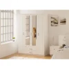 Vaatekaappi Linento Furniture Rb-177, 140x210cm, mattavalkoinen