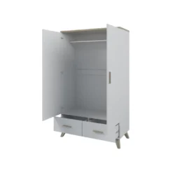 Vaatekaappi LOTTA II 2D2S, beige/musta (2704)