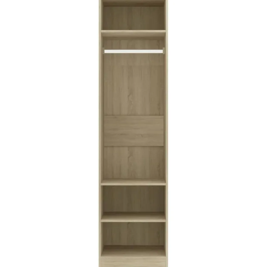 Vaatekaappi sonoma-tammi, 50cm, lastulevy
