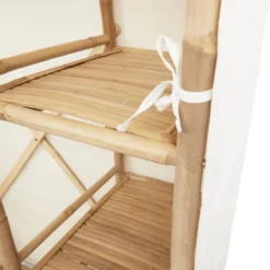 Vaatekaappi 110x45x170 cm bambu (68043)
