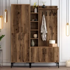 Vaatenaulakko Linento Furniture Viyana DA pähkinä