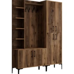 Vaatenaulakko Linento Furniture Viyana DA pähkinä
