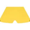 Vaihtokatos puutarhakeinuun keltainen 226x186 cm 270 g/m²