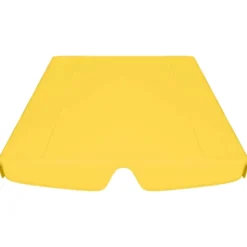 Vaihtokatos puutarhakeinuun keltainen 226x186 cm 270 g/m²