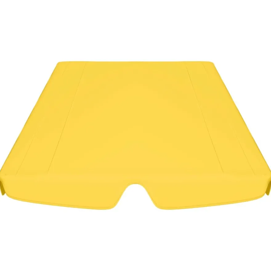 Vaihtokatos puutarhakeinuun keltainen 226x186 cm 270 g/m²