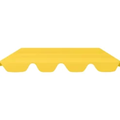 Vaihtokatos puutarhakeinuun keltainen 226x186 cm 270 g/m²