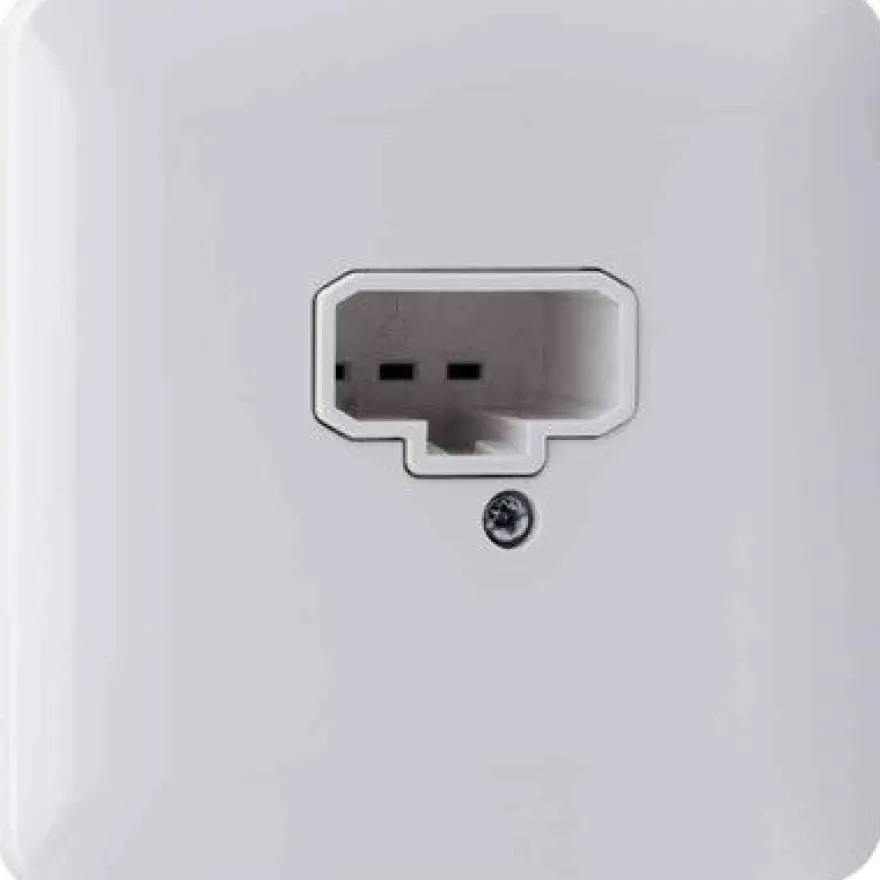 Valaisinpistorasia Gelia Connect 2 Home, DCL, 6A, uppo-asennus, seinä/katto, valkoinen