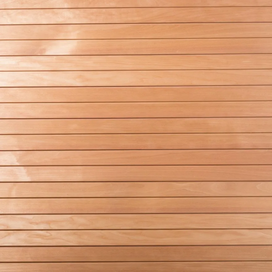 Valeurapaneeli/saunapaneeli Tuuli Sauna STS4, 15x90mm, haapa, lämpökäsitelty