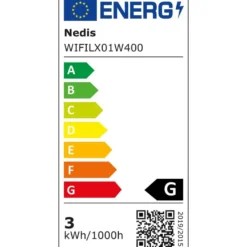 Valoketju Nedis SmartLife Wifi LED, 20m, 400-lamppua, lämminvalkoinen