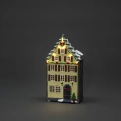 Valokoriste Konstsmide Talolyhdyt, IP20, 14 x LED, ajastin, USB/paristokäyttöinen