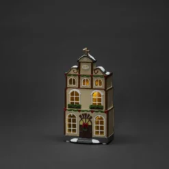 Valokoriste Konstsmide Talolyhdyt, IP20, 14 x LED, ajastin, USB/paristokäyttöinen