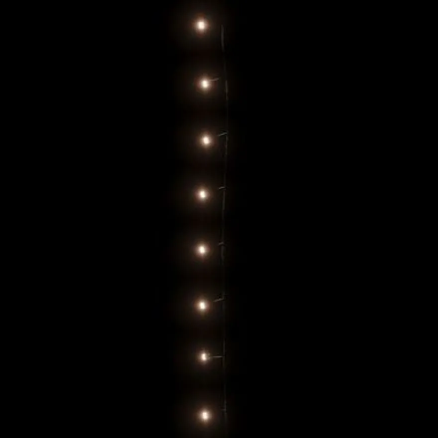 Valonauha, 400 LED-valoa, 40 m, 8 valoefektiä, IP44, lämmin valkoinen