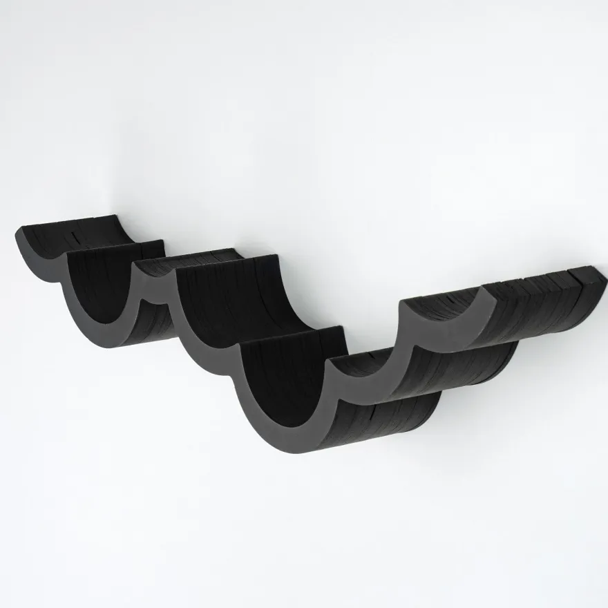 Varapaperiteline Linento Furniture Wc018, musta