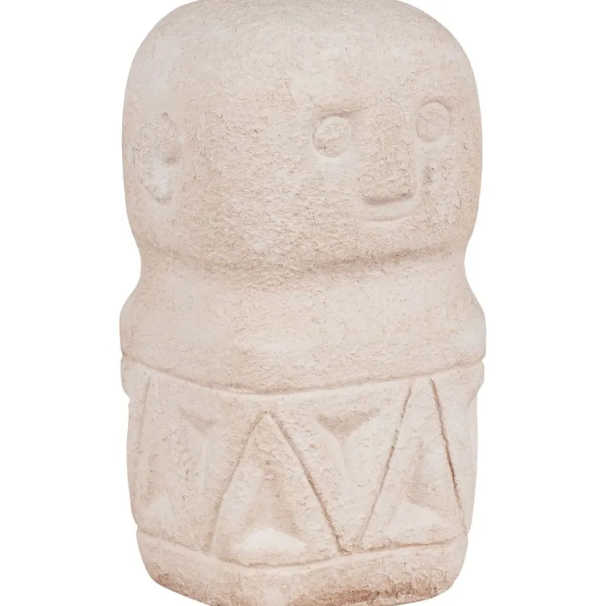 Veistos House Nordic Decoration, 5.5x5.5x10cm, beige