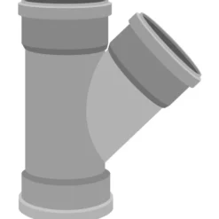 Viemärin muhvihaara Meltex, HT, Ø110/110 mm, 45°