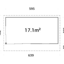 Vierasmaja Palmako Andrea, sis.liukuovet 17,1 m² FR44-6030