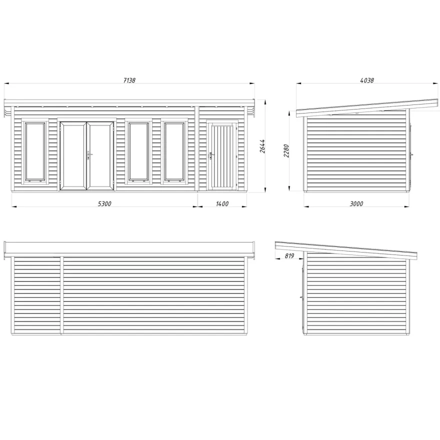 Vierasmaja Palmako Aurelia 19,2 m2
