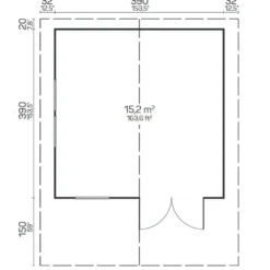 Vierasmaja Tene Göteborg A, 70mm, 15.2m²