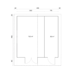 Vierasmaja Tene Pedro F, 70mm, 23.5m²