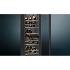 Viinikaappi Siemens iQ500 KW36KATGA, 60cm, 2 lämpötila-aluetta, vapaasti seisova, silver