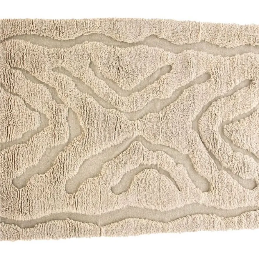Villamatto Venture Home Trondheim x Josefin Lustig, beige/valkoinen