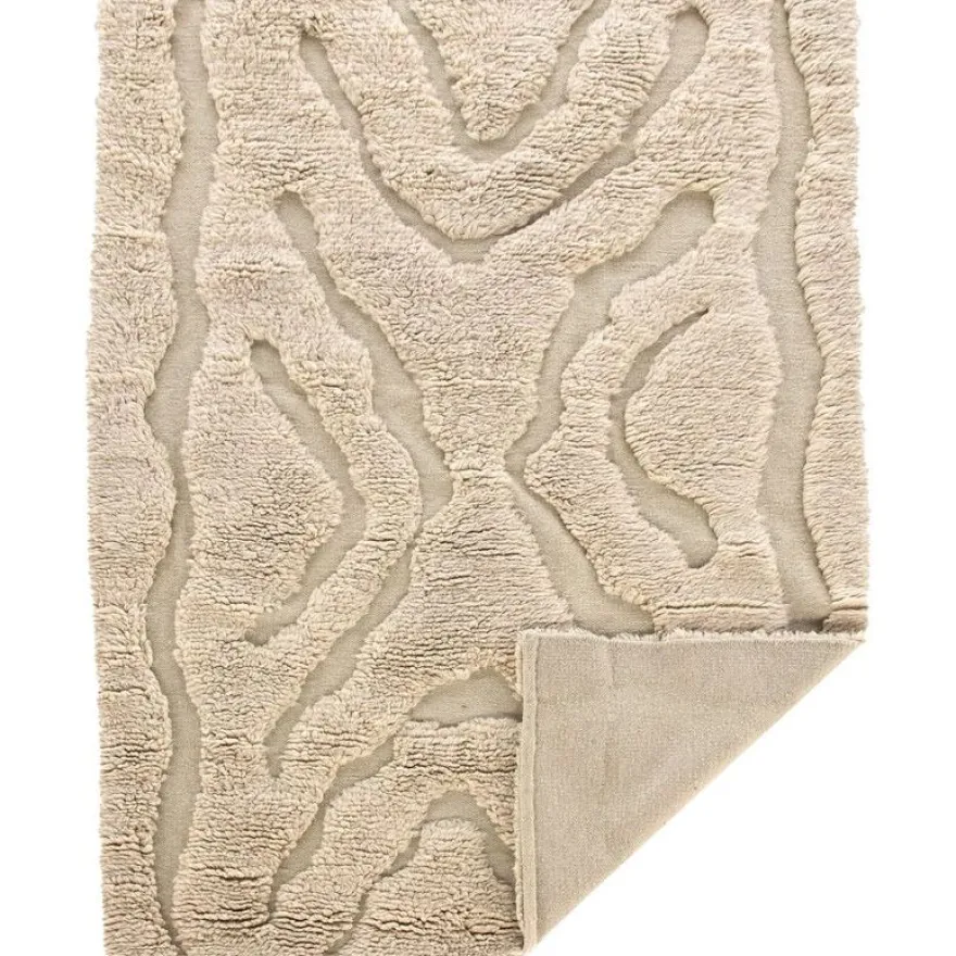 Villamatto Venture Home Trondheim x Josefin Lustig, beige/valkoinen