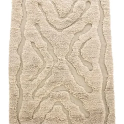 Villamatto Venture Home Trondheim x Josefin Lustig, beige/valkoinen