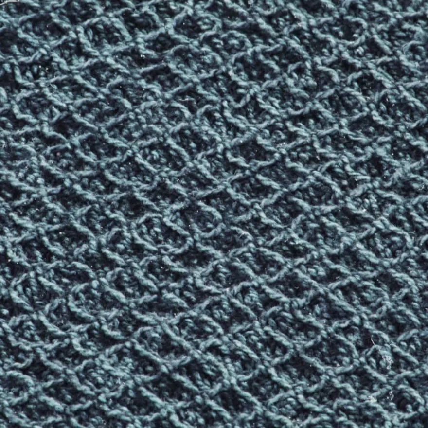 Viltti puuvilla 125x150 cm indigonsininen