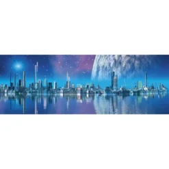 Välitilatarra Dimex Futuristic City, 180-350x60cm
