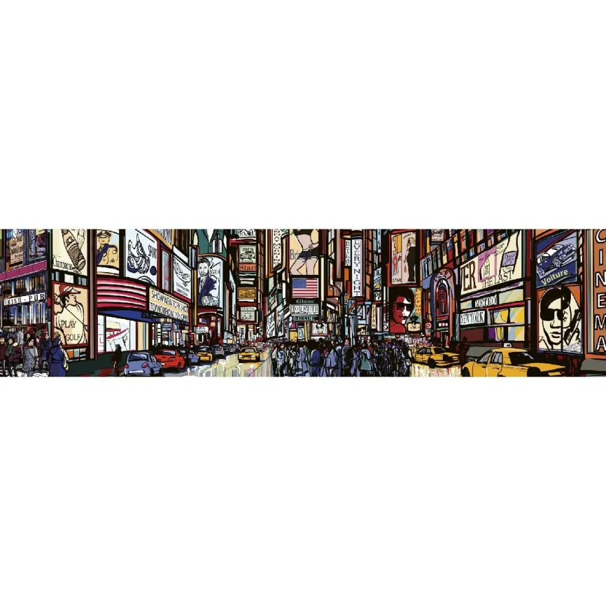 Välitilatarra Dimex Times Square, 180-350x60cm